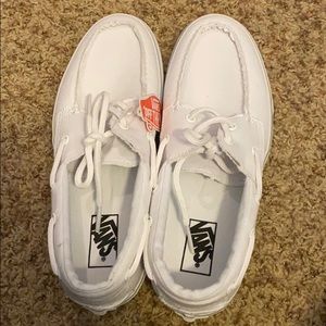 NWOT WHITE VANS